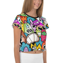 Load image into Gallery viewer, In The jungle - All-Over Print Crop Tee
