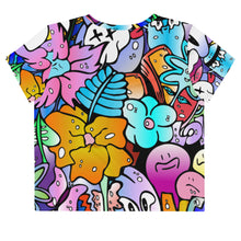 Load image into Gallery viewer, Doodle - All-Over Print Crop Tee
