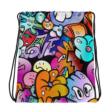 Load image into Gallery viewer, Doodle - Drawstring bag
