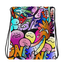 Load image into Gallery viewer, Doodle - Drawstring bag
