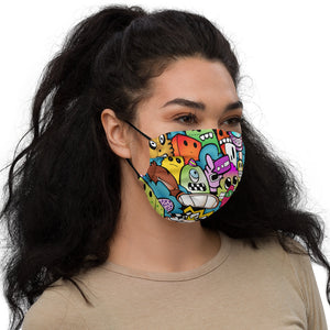 In The Jungle - Premium face mask