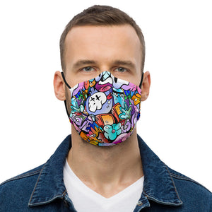 Doodle - Premium face mask