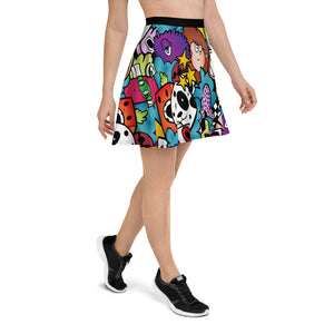 In The Jungle - Skater Skirt