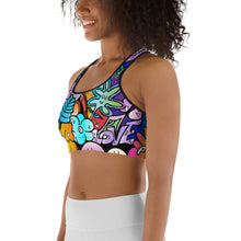 Load image into Gallery viewer, Doodle - Sports bra
