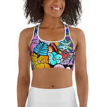 Load image into Gallery viewer, Doodle - Sports bra
