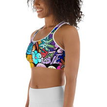 Load image into Gallery viewer, Doodle - Sports bra
