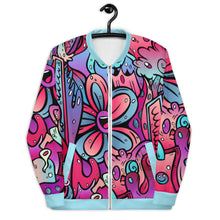 Load image into Gallery viewer, Blooms - Unisex Bomber Jacket
