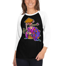 Load image into Gallery viewer, Samurai - 3/4 sleeve raglan shirt
