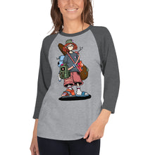 Load image into Gallery viewer, Voyager - 3/4 sleeve raglan shirt
