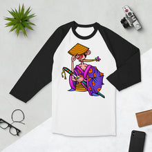 Load image into Gallery viewer, Samurai - 3/4 sleeve raglan shirt
