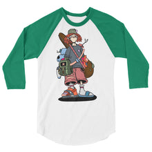 Load image into Gallery viewer, Voyager - 3/4 sleeve raglan shirt
