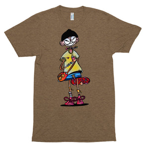 Skater - Unisex Tri-Blend Track Shirt