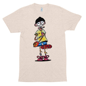 Skater - Unisex Tri-Blend Track Shirt